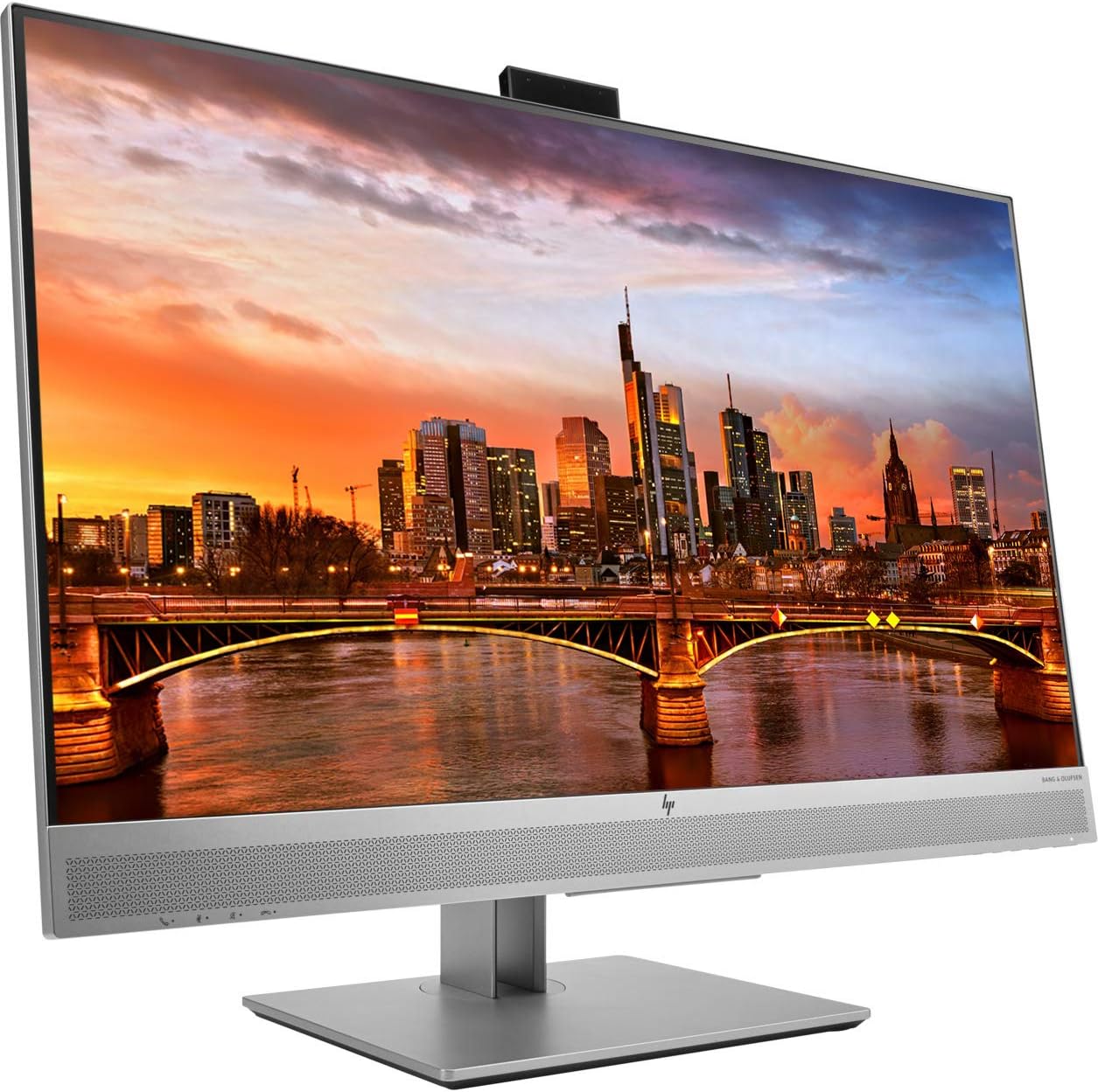 HP EliteDisplay E273m 27 Inch LED Backlit IPS Monitor 2-Pack with Built in Speakers and Webcam, FHD 1920 x 1080 (1FH51A8#ABA)