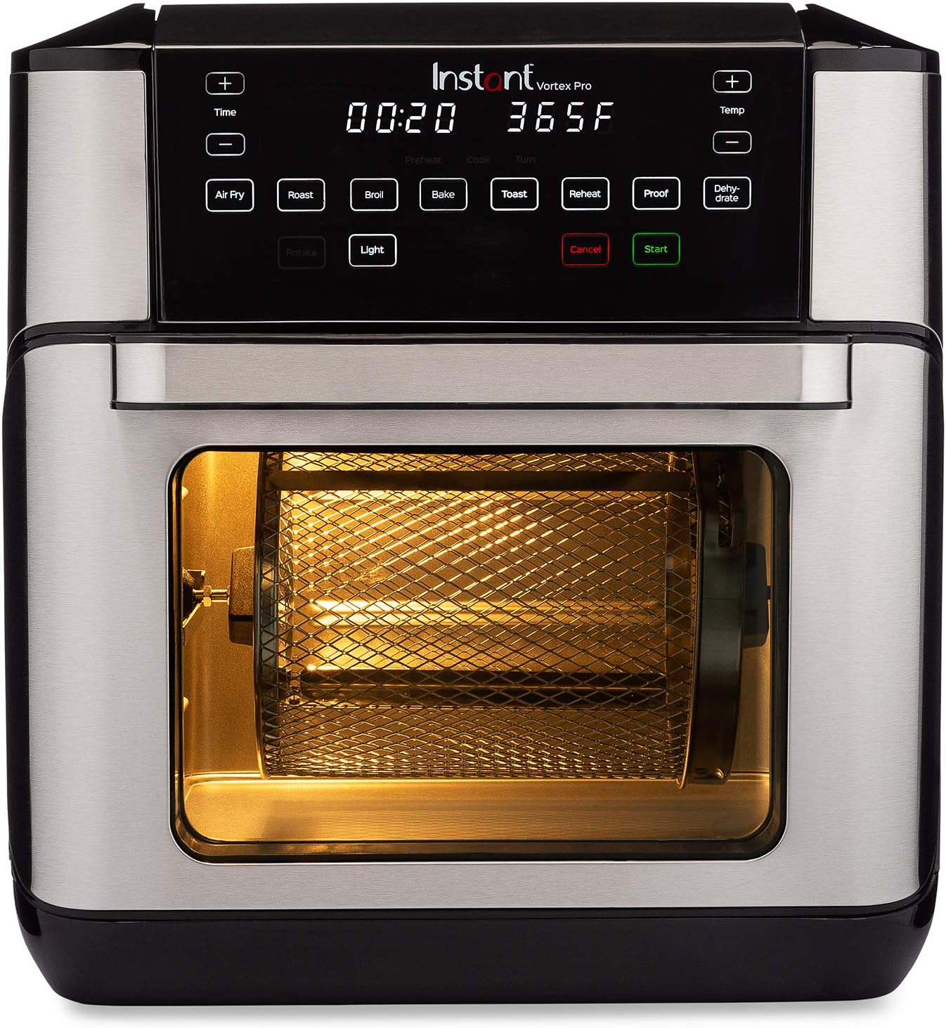 Instant Vortex Pro 10 Quart Air Fryer, Rotisserie and Convection Oven, Air Fry, Roast, Broil, Bake, Toast, Reheat and Dehydrate, 1500W