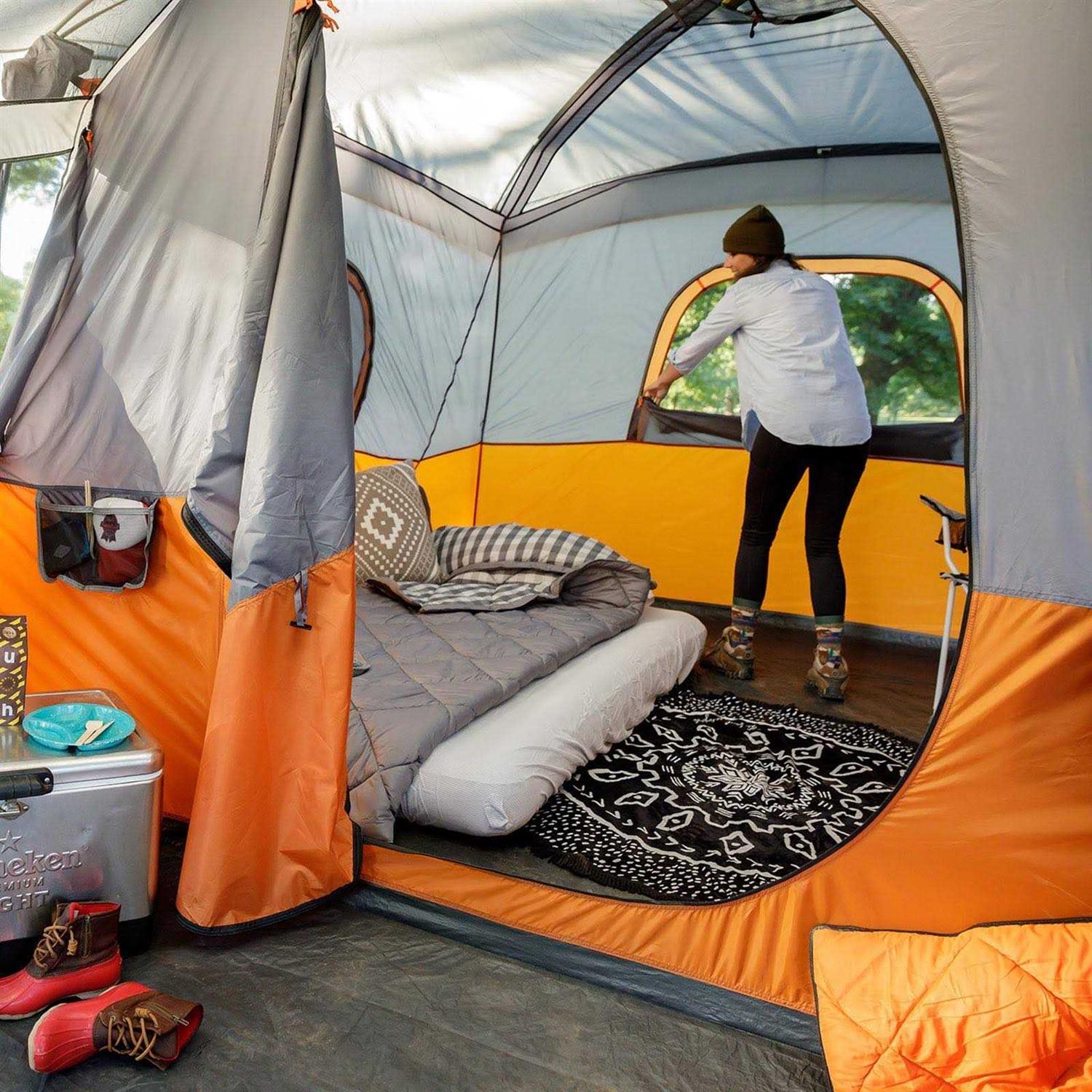 Core Equipment 11 Person Cabin Tent with Screen Room - Sports Supplies Online Store