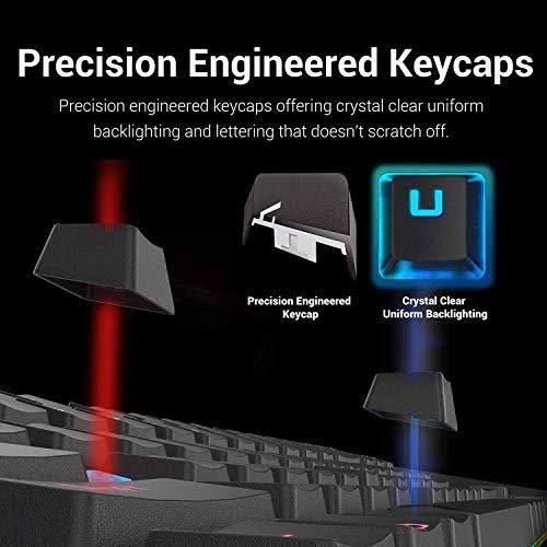 Redragon K552 Mechanical Gaming Keyboard 60% Compact 87 Key Black RGB Backlit