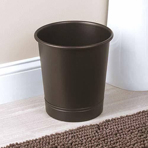 Interdesign 76585 York Waste Can, Bronze Metal