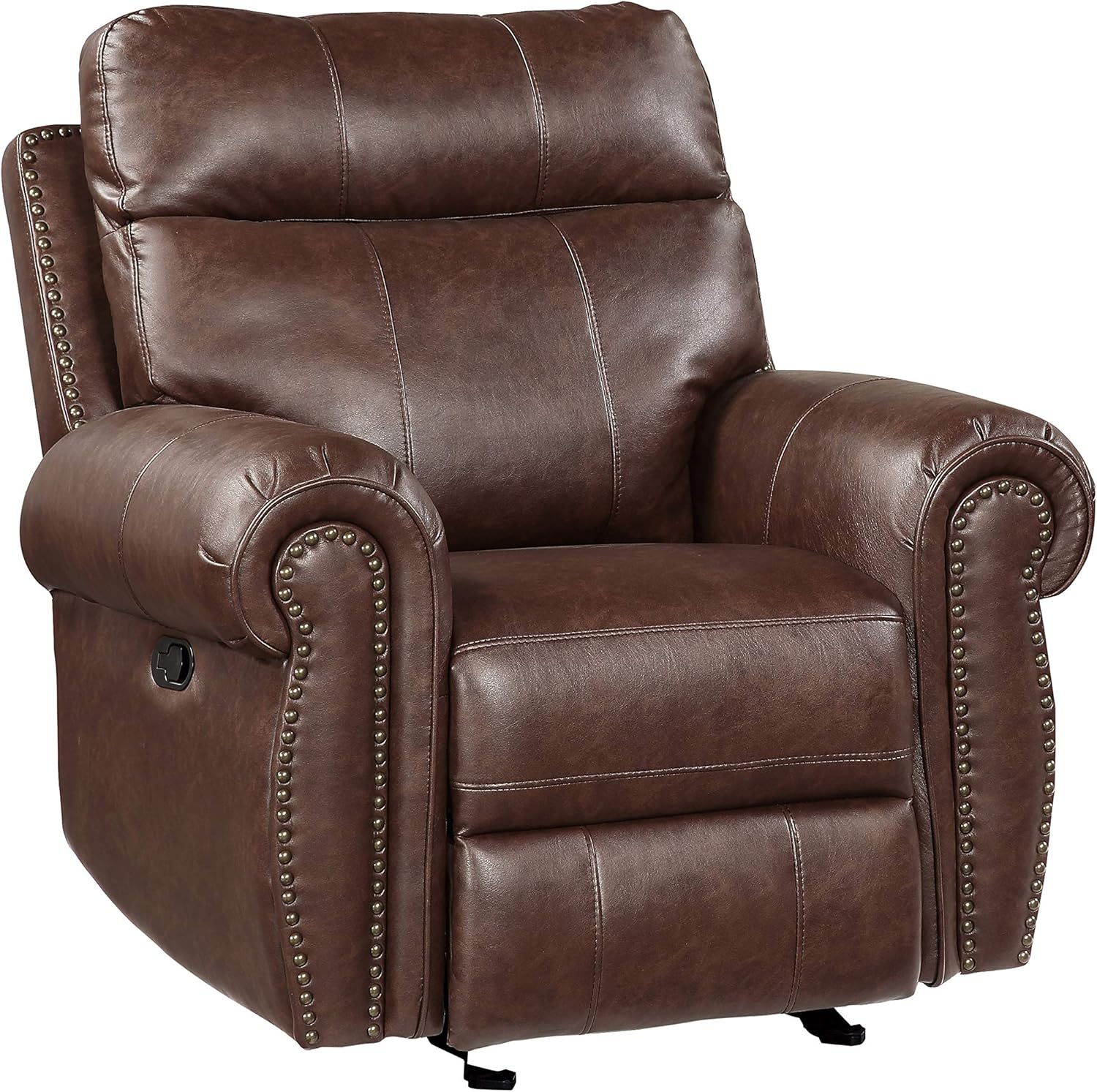 Lexicon Gallina Glider Recliner, Brown