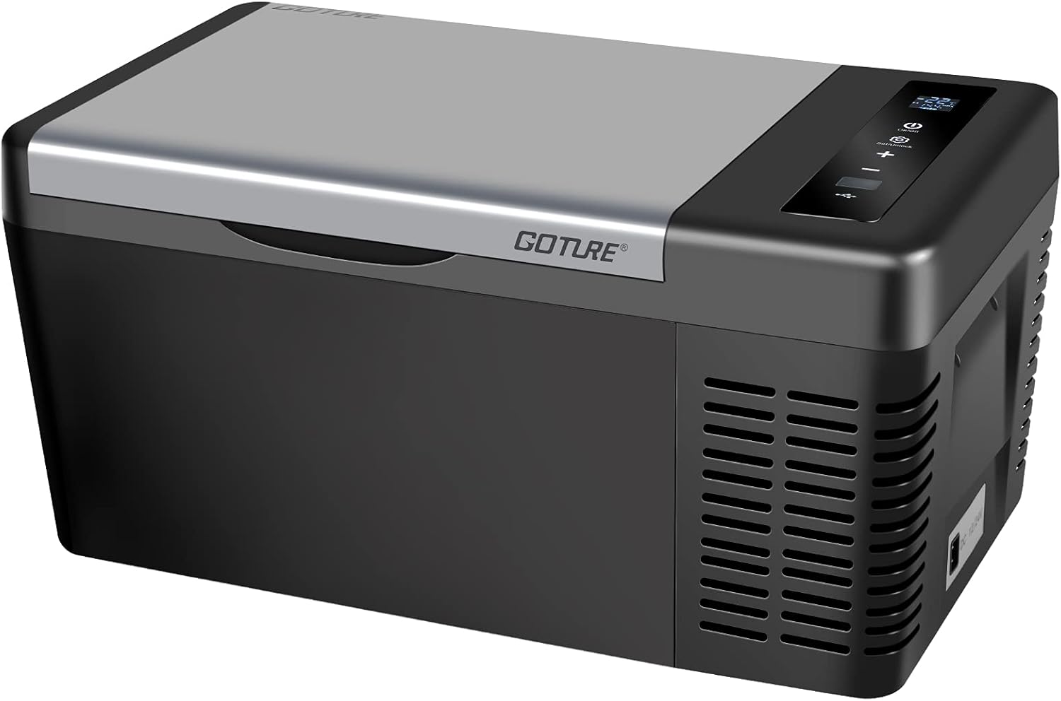 Goture 20QT Cooler, Portable Refrigerator, Freezer for Car, AC/DC Available RV Cooler 40 min 77℉ to -7.6℉ Fast Cooling for Car, RV, Camping and Home