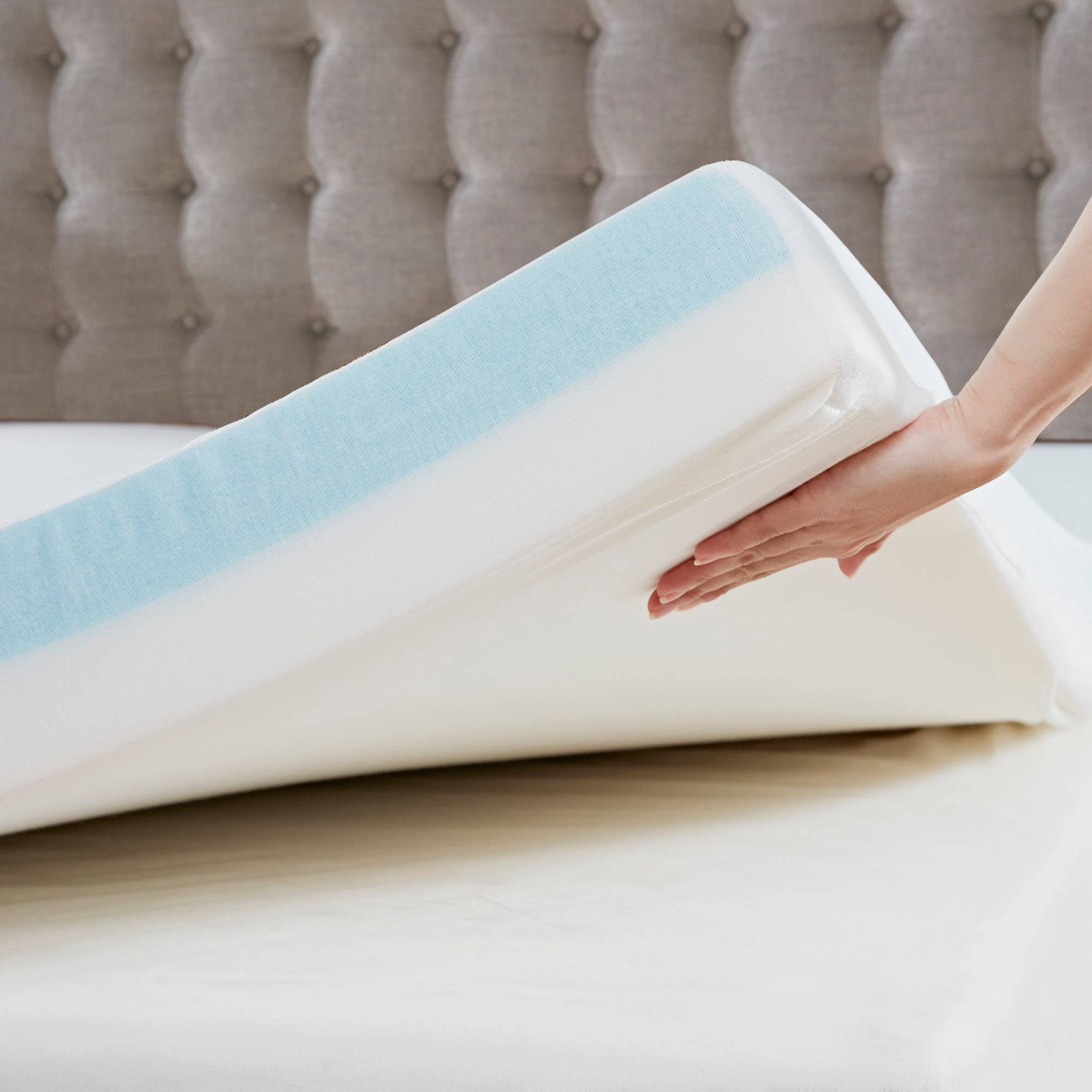 Sleep Philosophy 4x22 Memory Foam Mattress Topper, Twin, White