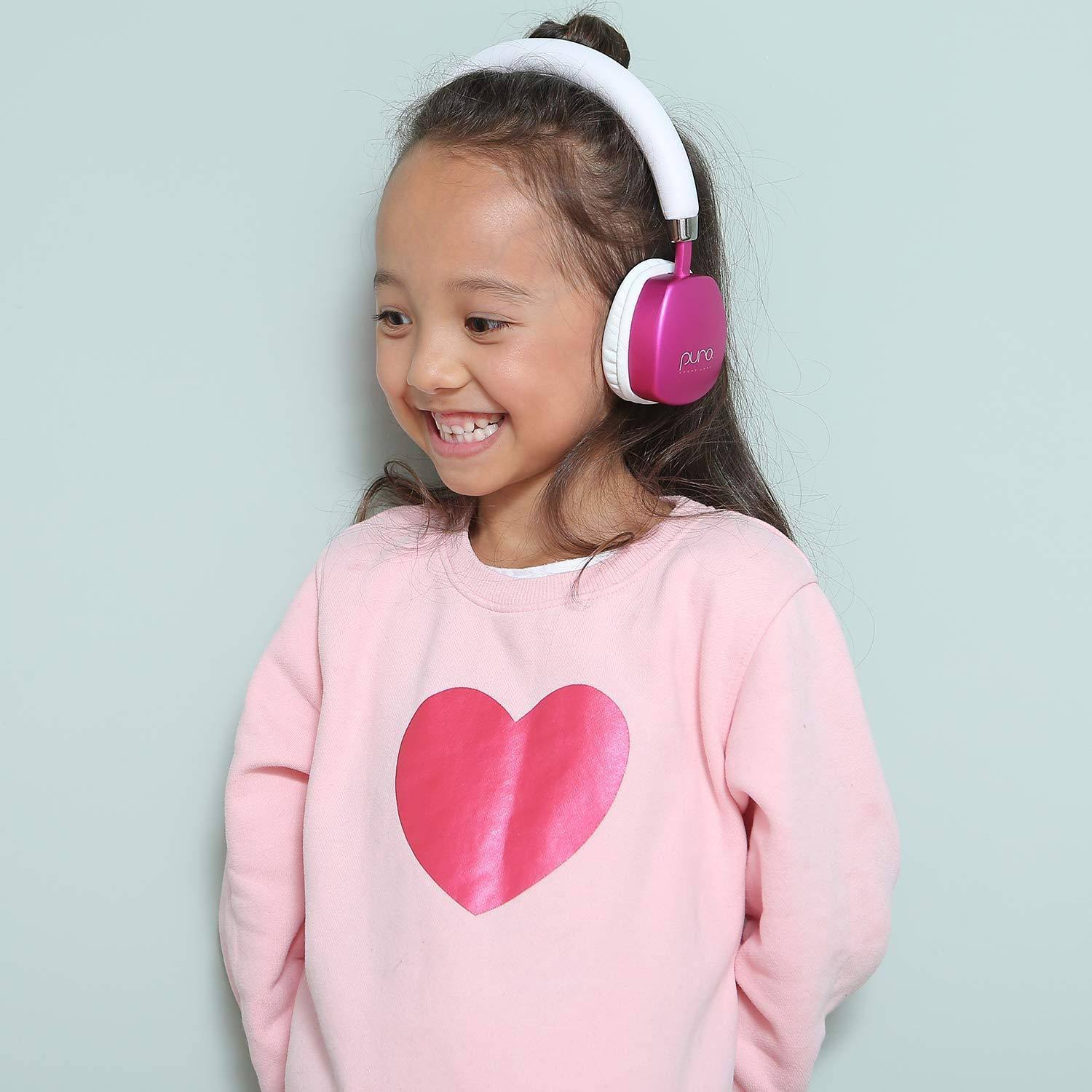 PuroQuiet Over-Ear Active Noise Cancelling Headphones (Pink)