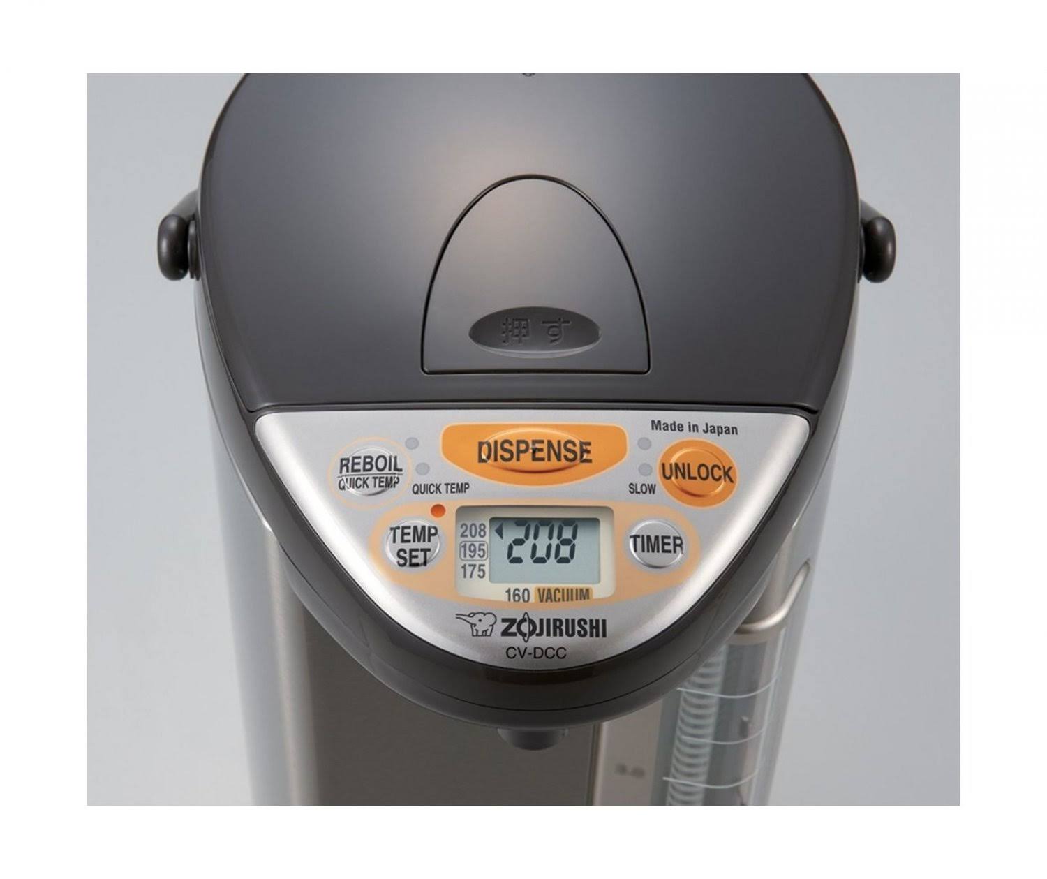 Zojirushi America Corporation CV-DCC40XT VE Hybrid Water Boiler and Warmer, 4-Liter, Stainless Dark