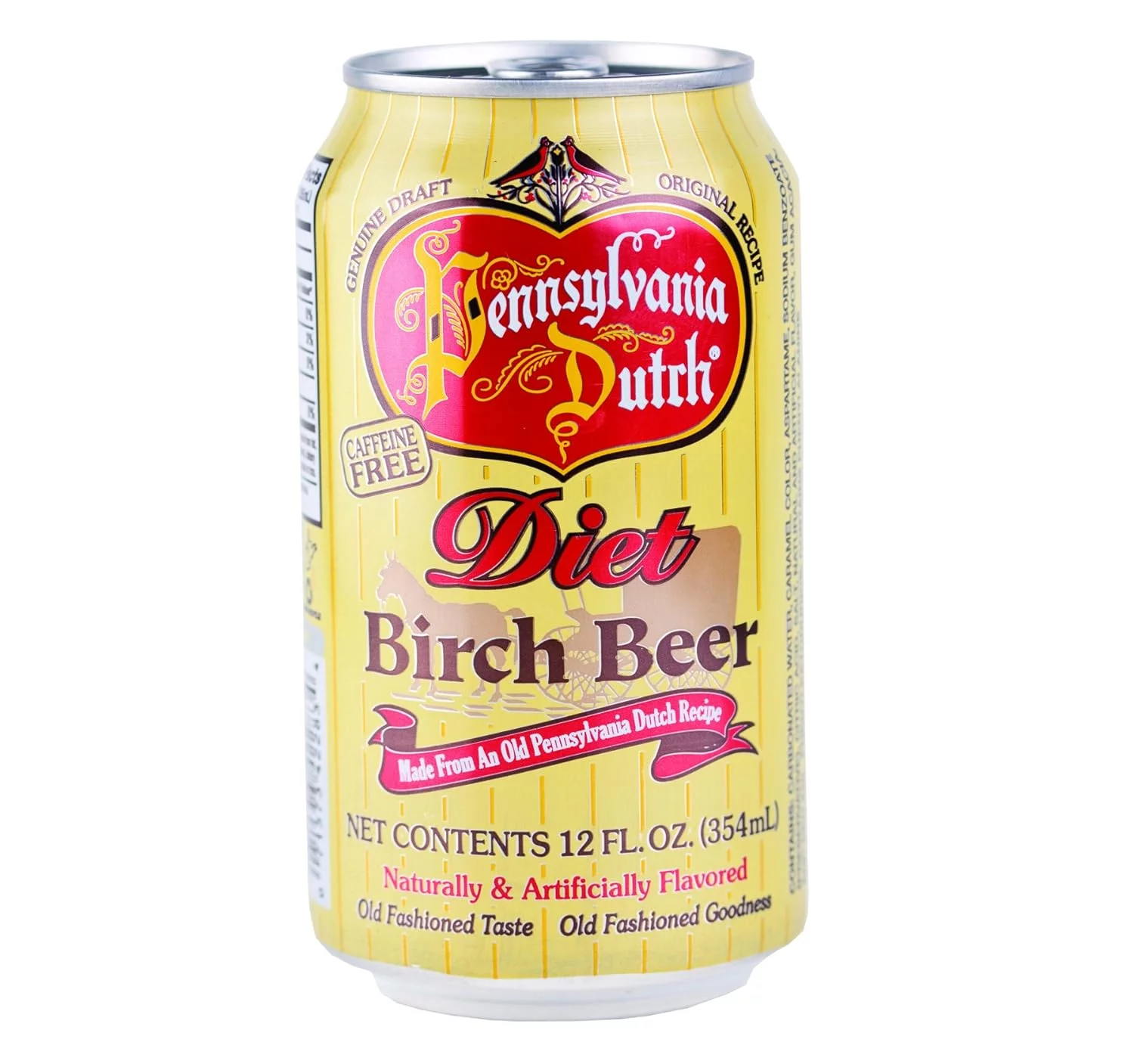 PA Dutch Diet Birch Beer, Protected With High-Density Foam, Favorite Amish Drink, 12 Oz. (Case Of 24) - Curated Treasures Market