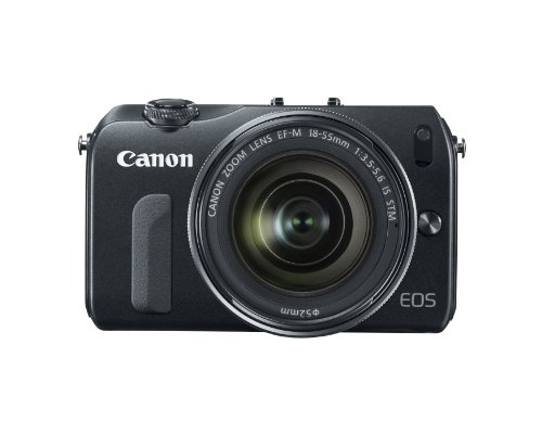 Canon EOS M 18.0 MP Compact Systems Camera with 3.0-Inch LCD and EF-M22 STM Lens Black