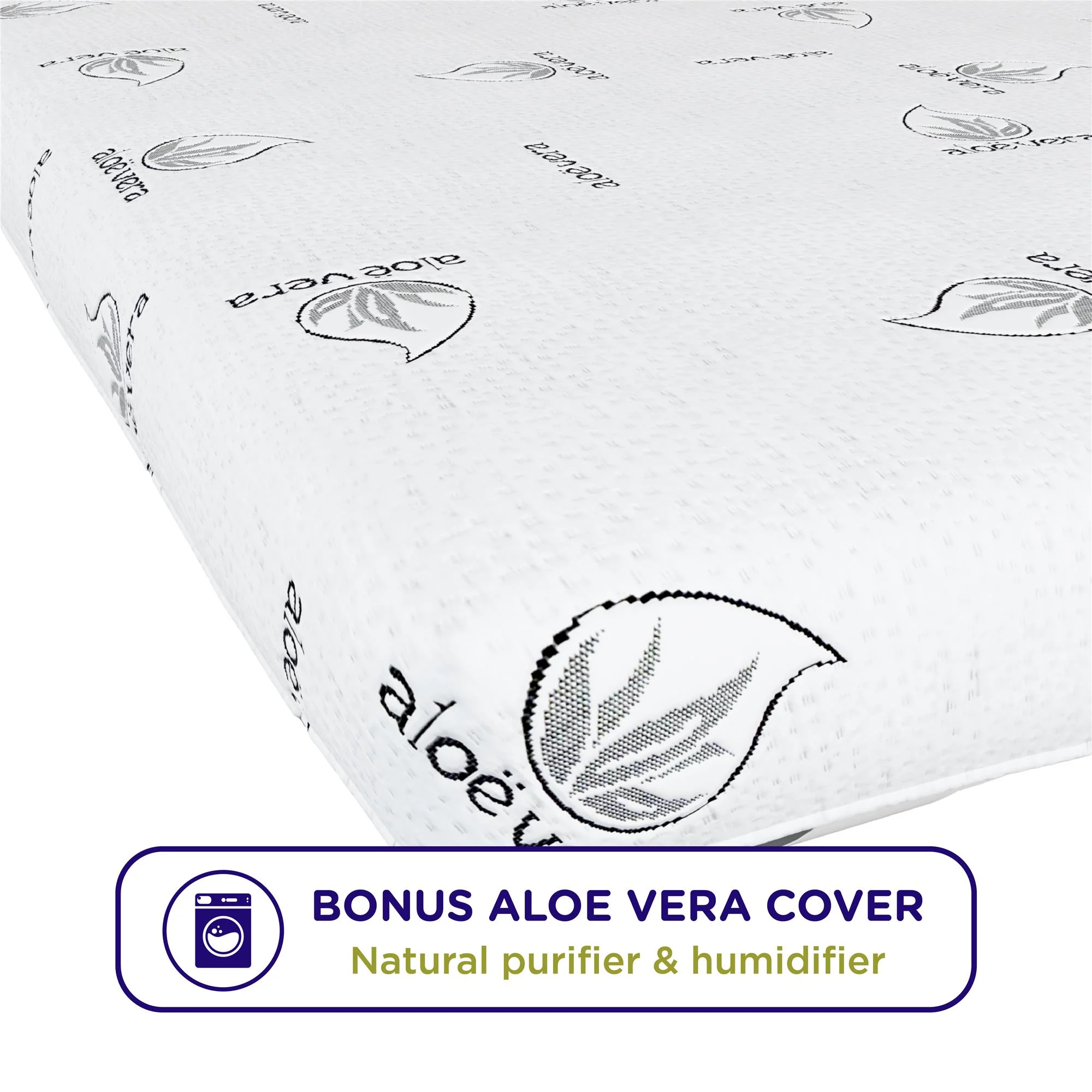 Signature Sleep Honest Elements 7" Natural Wool Mattress with Organic Cotton and Micro Coils, Twin Size, [bed_twin] - Curated Treasures Market