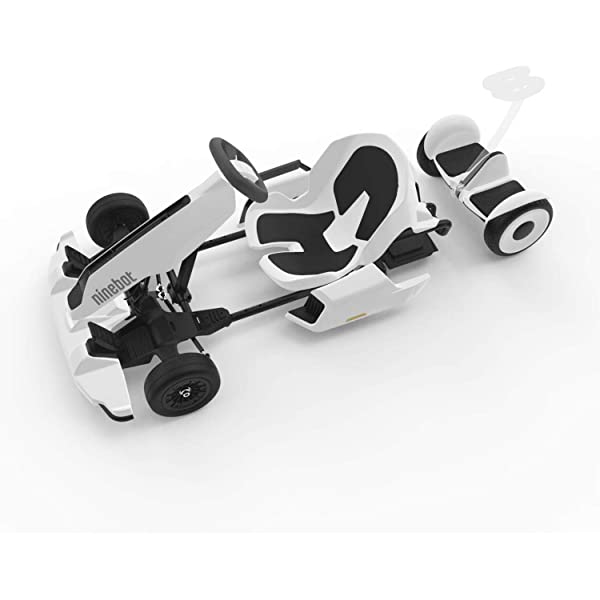 Segway Ninebot Electric GoKart Pro and Gokart Bundle, Outdoor Race Pedal Go Karting Car for Kids and Adults, Adjustable Length and Height