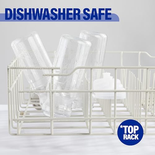 Bulk Water Bottles 100 Pack - 24 Ounce Reusable water bottles Bulk - BPA-Free Easy Open Spin off Cap - Clear Water Bottles for Kids and Adults