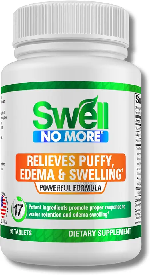 Sponsored Ad - SwellNoMore Natural Supplement Reduces Water Retention, Bloating, Puffy Eyes, Swollen Feet, Swollen Legs