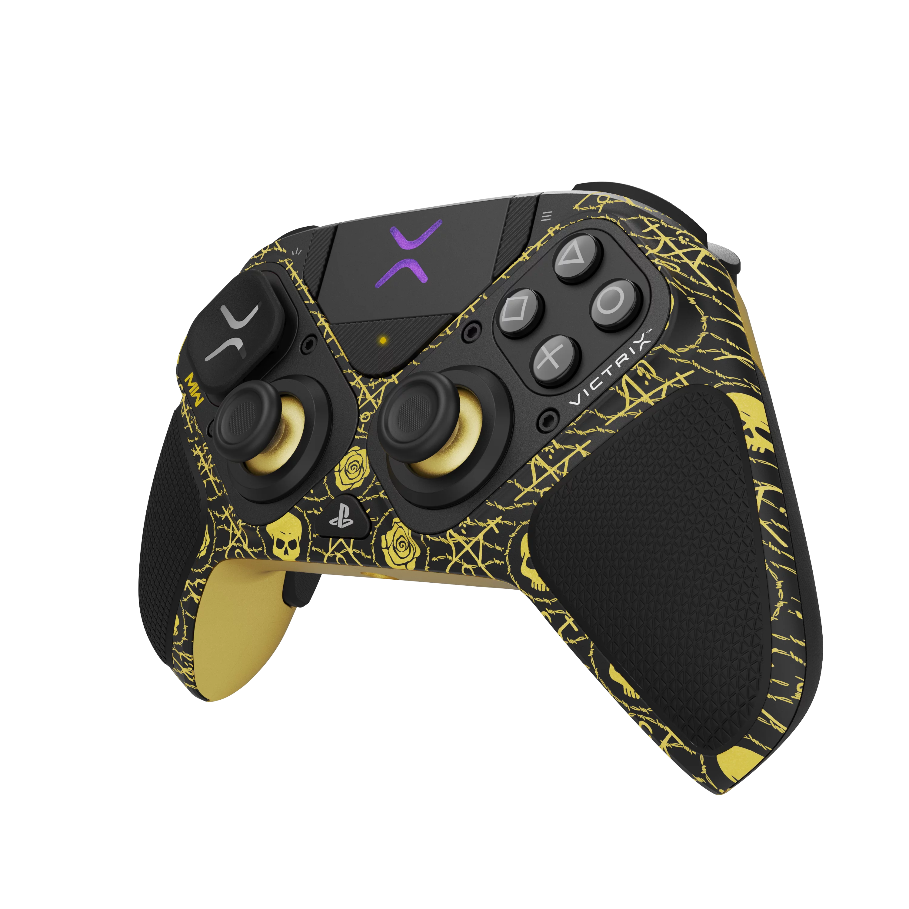 Call of Duty Modern Warfare 2 Victrix Pro BFG Wireless PlayStation 5 Controller for PS4/PS5/PC - COD MW2 Las Almas Golden Cartel Edition