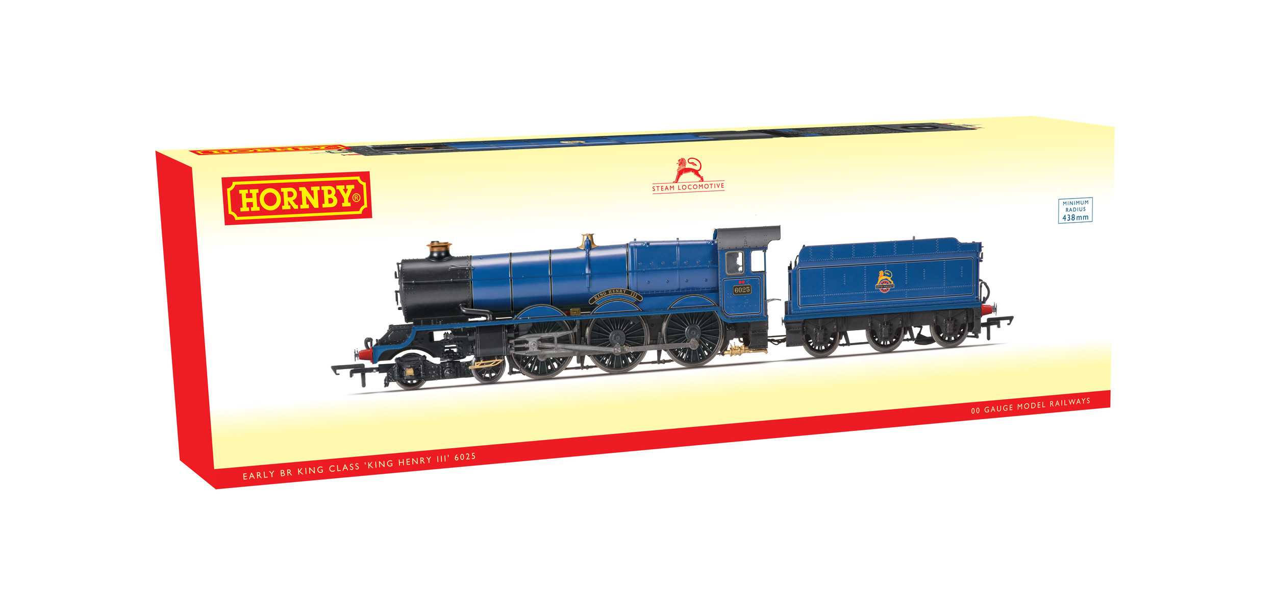 Hornby R3410 4-6-0 King Henry III 6000 Class Early BR Train Model Set