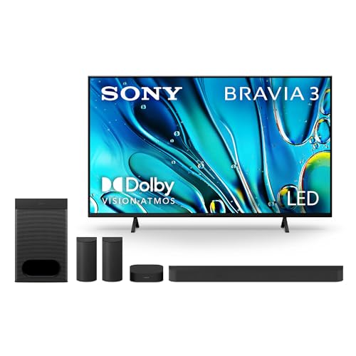 Sony 43-Inch Class 4K Ultra HD BRAVIA 3 LED Smart TV with Google TV, Dolby Vision HDR, and Exclusive Features for PlayStation®5 (K-43S30)