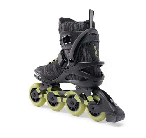 Roces Men's Warp Thread TIF Outdoor Breathable Fitness Comfortable Inline Skates | Memory Buckle, Easy Entry Boots