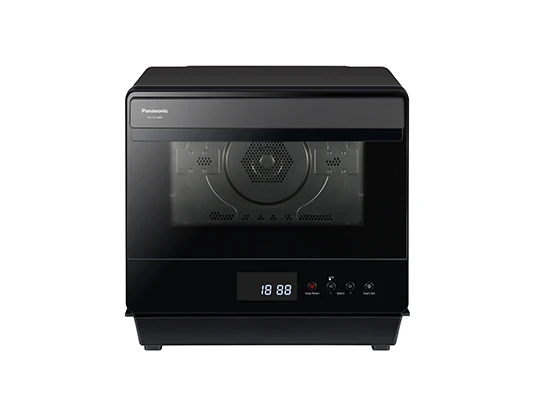 Panasonic Steam Convection Oven: 0.71 cu.ft, 20L,  2-in-1, black | NU-SC180B