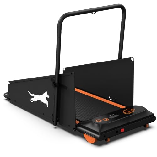 Dog Treadmill for Small/Medium Pets - Quiet Smart Pacer Treadmill, Indoor Fitness Machine with LED Display, 220LBS Capacity