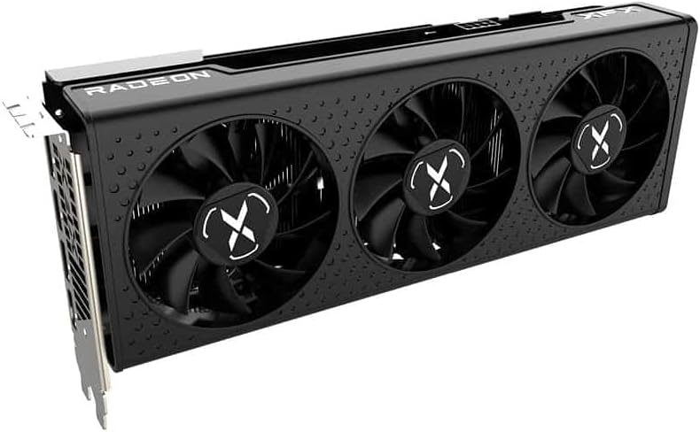 XFX Speedster QICK308 Radeon RX 6600 XT Black Gaming Graphics Card with 8GB GDDR6 HDMI 3xDP, AMD RDNA 2 RX-66XT8LBDQ