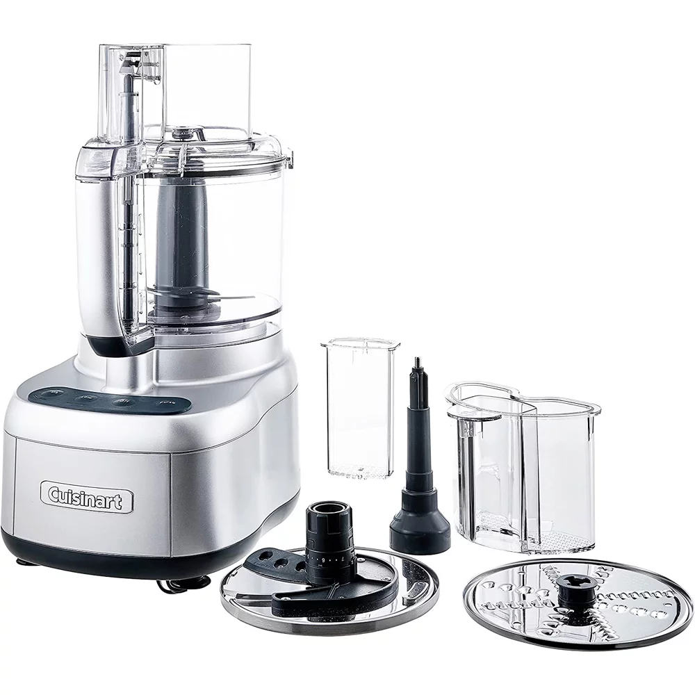 Cuisinart FP-11SV Elemental 11 Cup Food Processor, Silver Bundle with Deco Chef Gourmet 12 Piece Stainless Steel Knife Set with Storage Block