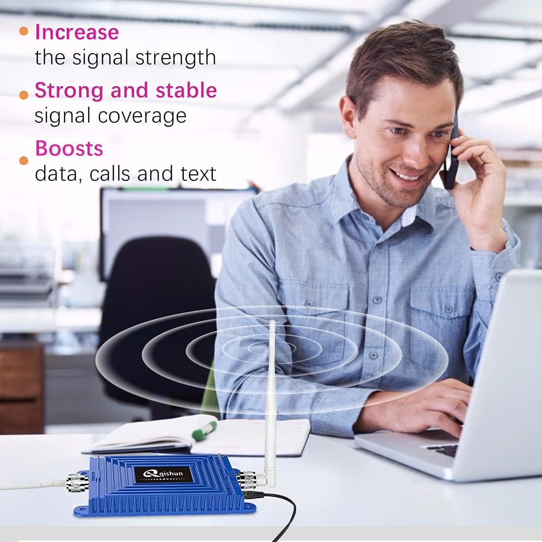 Verizon Phone Signal Booster FCC Approved 4G Cell Phone Signal Repeater Booster Verizon Straight Talk 700MHz 4G LTE Band 13 FDD Cell Signal Repeater