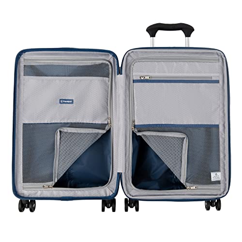 Travelpro Maxlite Air Hardside Expandable Carry on Luggage, 8 Spinner Wheels, Lightweight Hard Shell Polycarbonate Suitcase, Shadow Grey