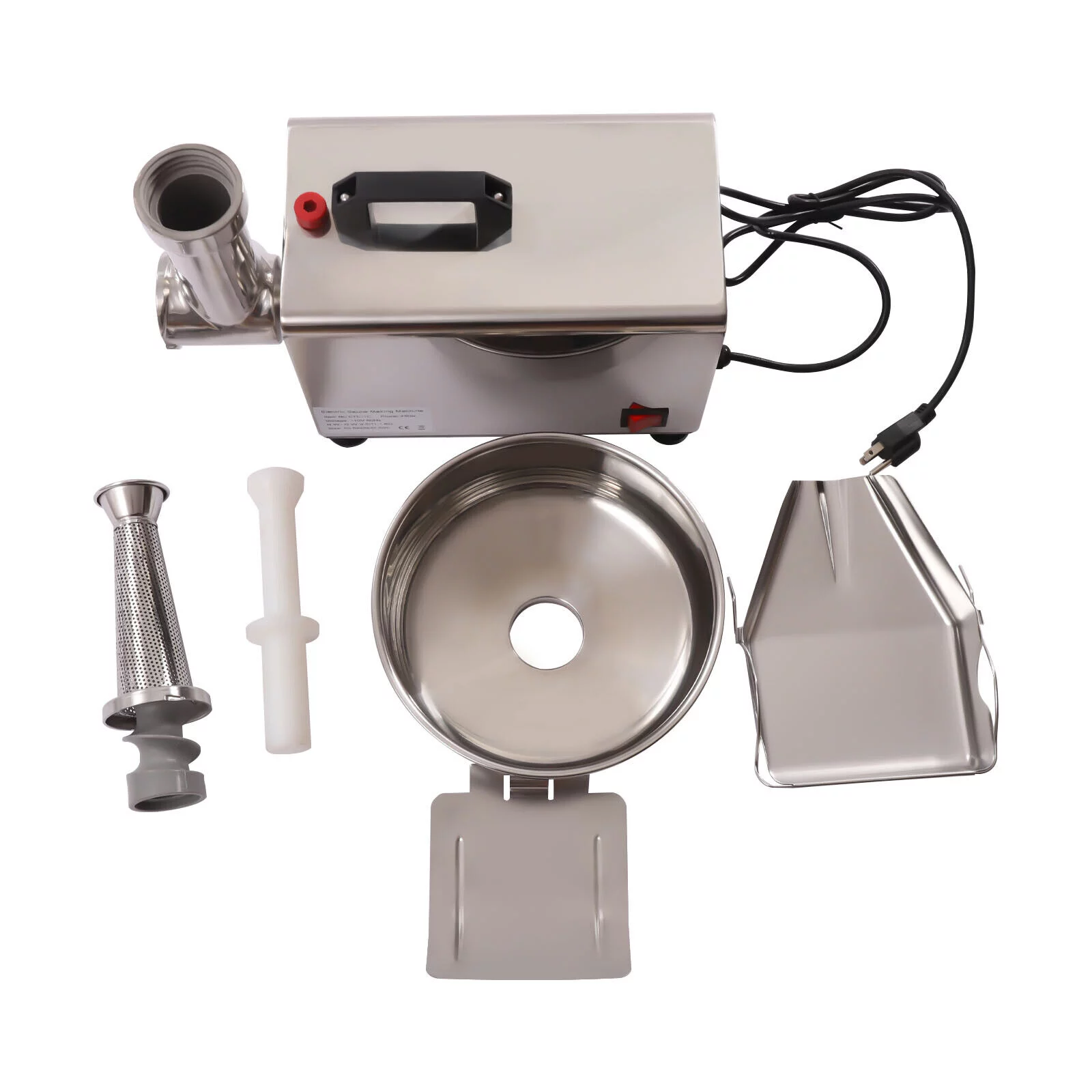 Tomato Milling Machine Electric Tomato Strainer Sauce Maker & Food Strainer 2in1