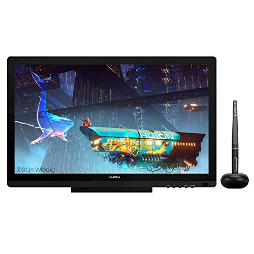 HUION KAMVAS 20 Drawing Tablet with Screen 120% sRGB Graphic Drawing Monitor Pen Display Tilt Function Battery-Free Stylus 8192 Pen Pressure
