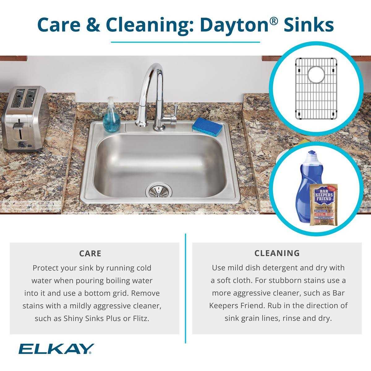 Elkay Dayton 15-in L x 15-in W Stainless Steel 2-Hole Drop-in Bar Sink LWSB15156N - Shop Hardware Tools Online Store