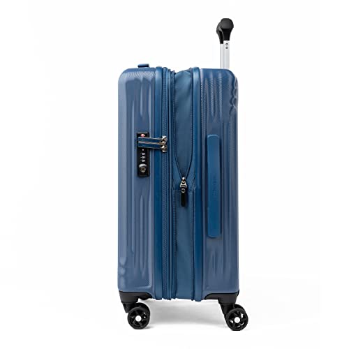 Travelpro Maxlite Air Hardside Expandable Carry on Luggage, 8 Spinner Wheels, Lightweight Hard Shell Polycarbonate Suitcase, Shadow Grey