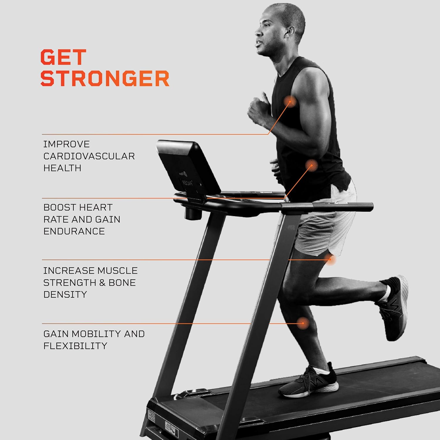 LifePro Folding Treadmill for Home - Smart Motorized Portable Treadmill with Incline, Bluetooth Speakers & Modern Display