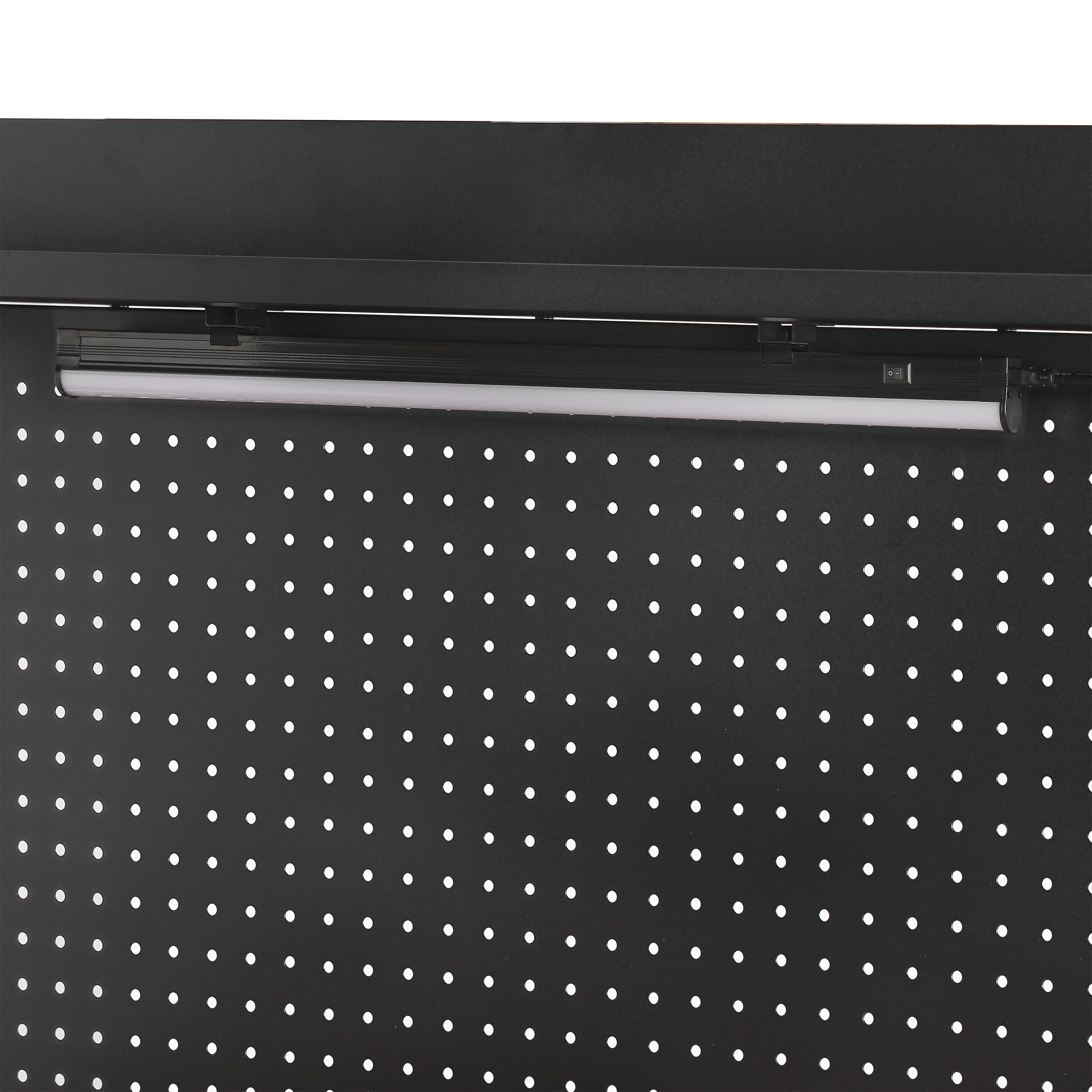 Workpro 45-in Multipurpose Workbench with LED Light & Power Strip, Steel