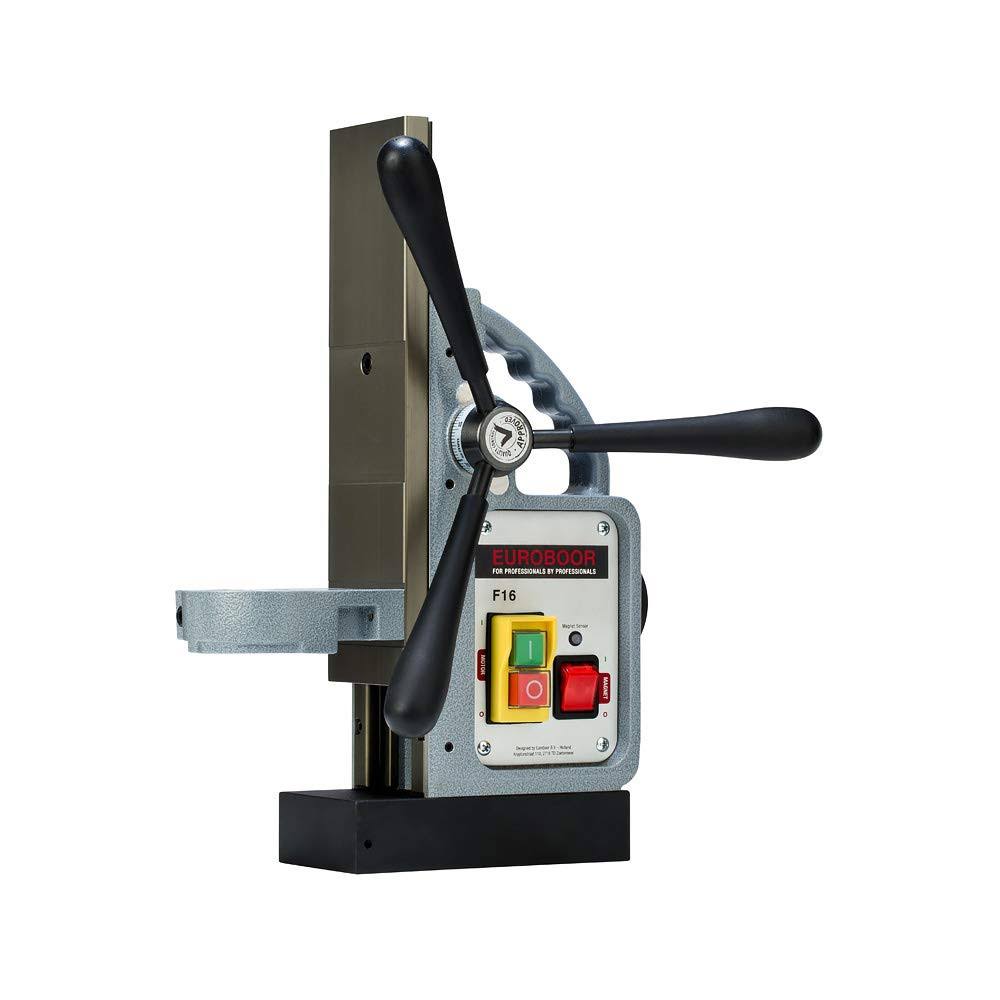 Euroboor Magnetic Drill Stand - 5/8x22 Drill Capacity Universal Magnetic Drilling Machine Stand with High Accuracy Capstan Hub u