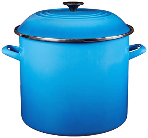 Le Creuset Enamel on Steel Stockpot, 10 qt., Olive