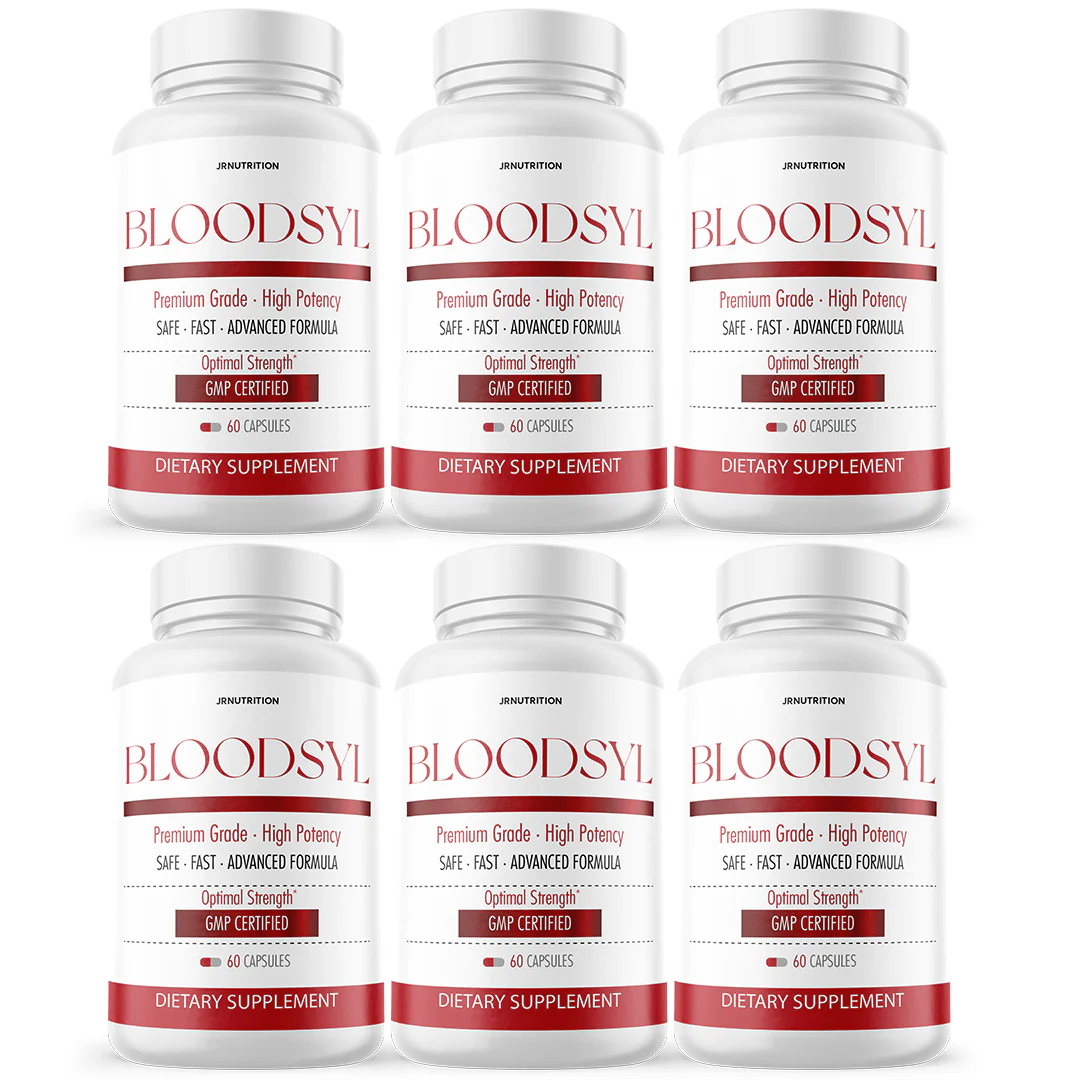 Bloodsyl - Blood Support Dietary Supplement 60 Capsules (6 Pack) - Kansas Nuitrition - HNZSDS