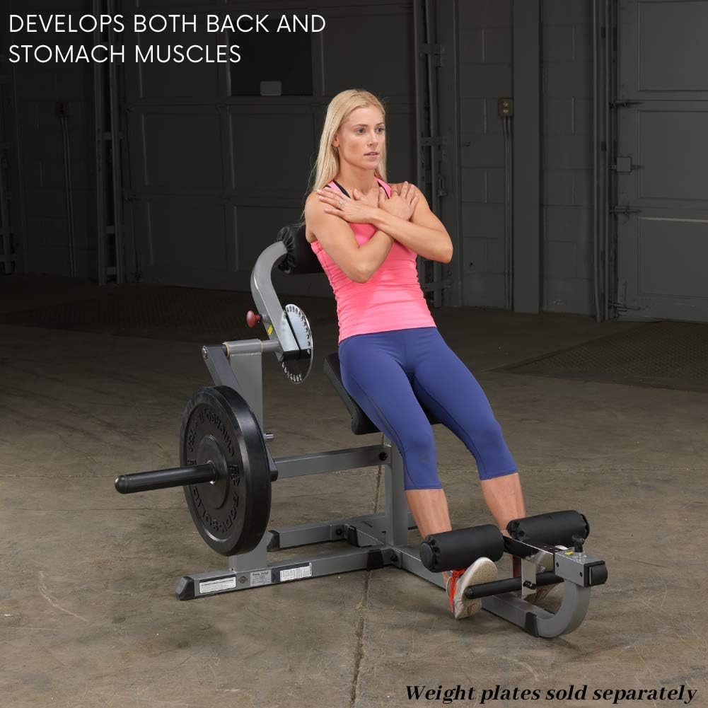 Body-Solid GCAB360 Cam Series Ab and Back Machine, Strengthen and Tone Abdominal and Back Muscles, Grey,