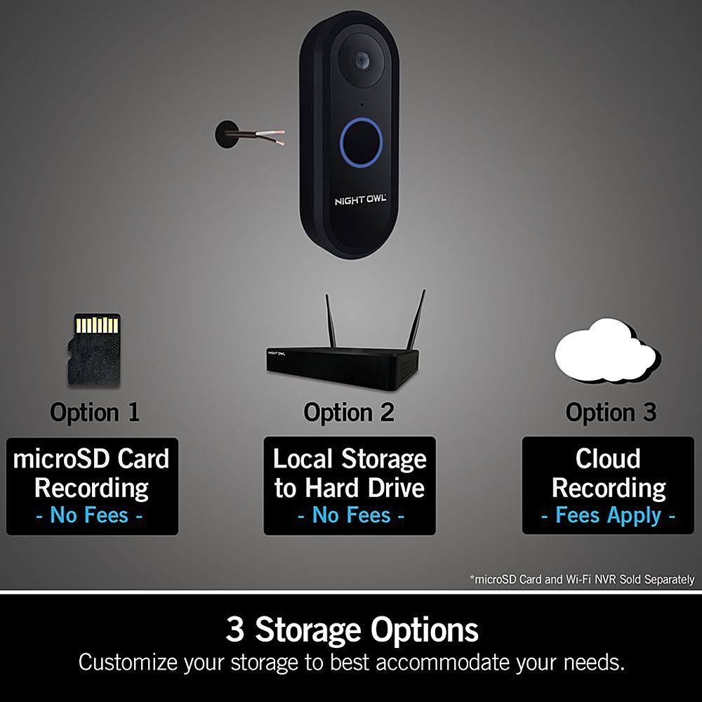 Night Owl Smart Doorbell 1080p HD Camera