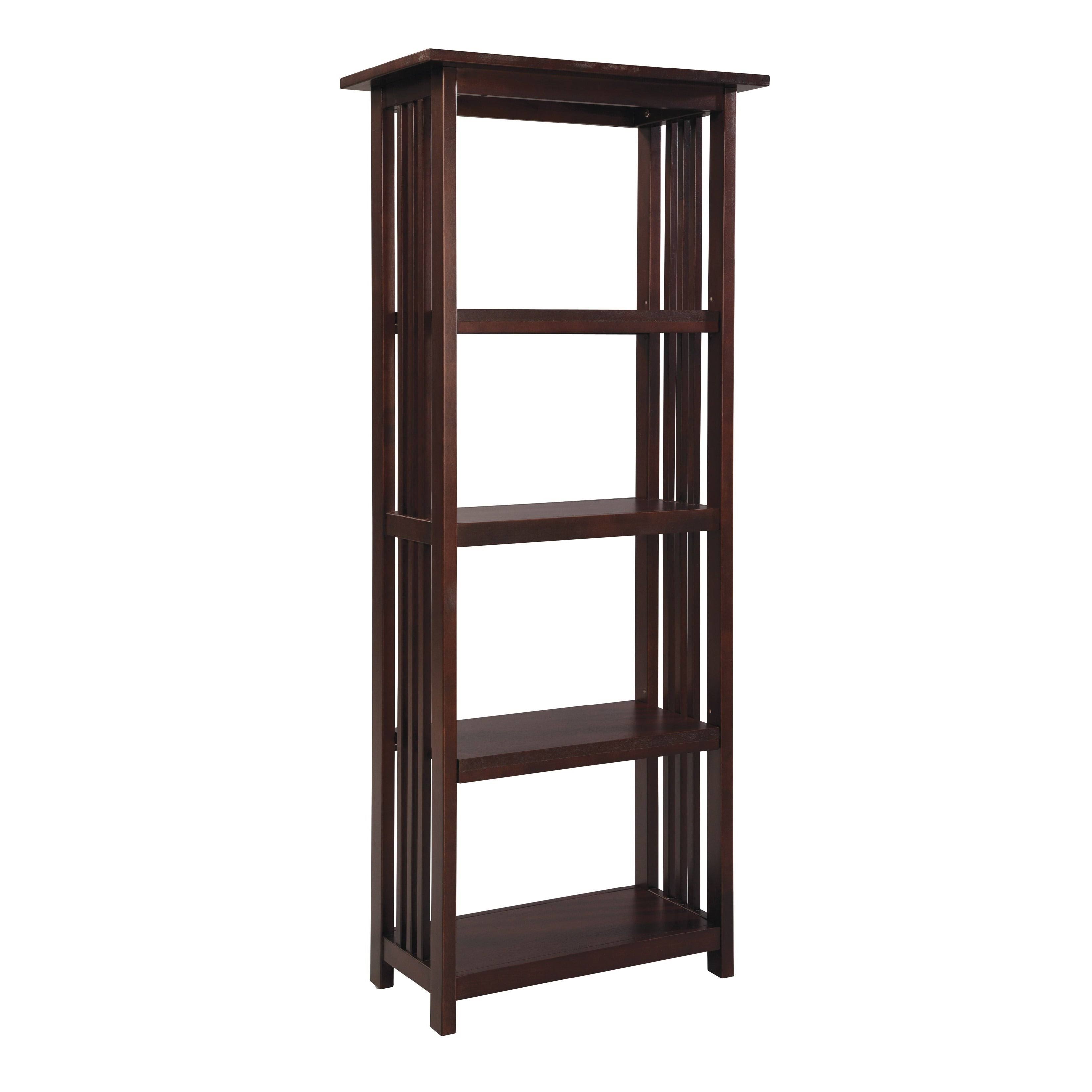 Copper Grove Boutwell Classic Mission 4-Shelf 60-Inch H Bookcase - Cherry