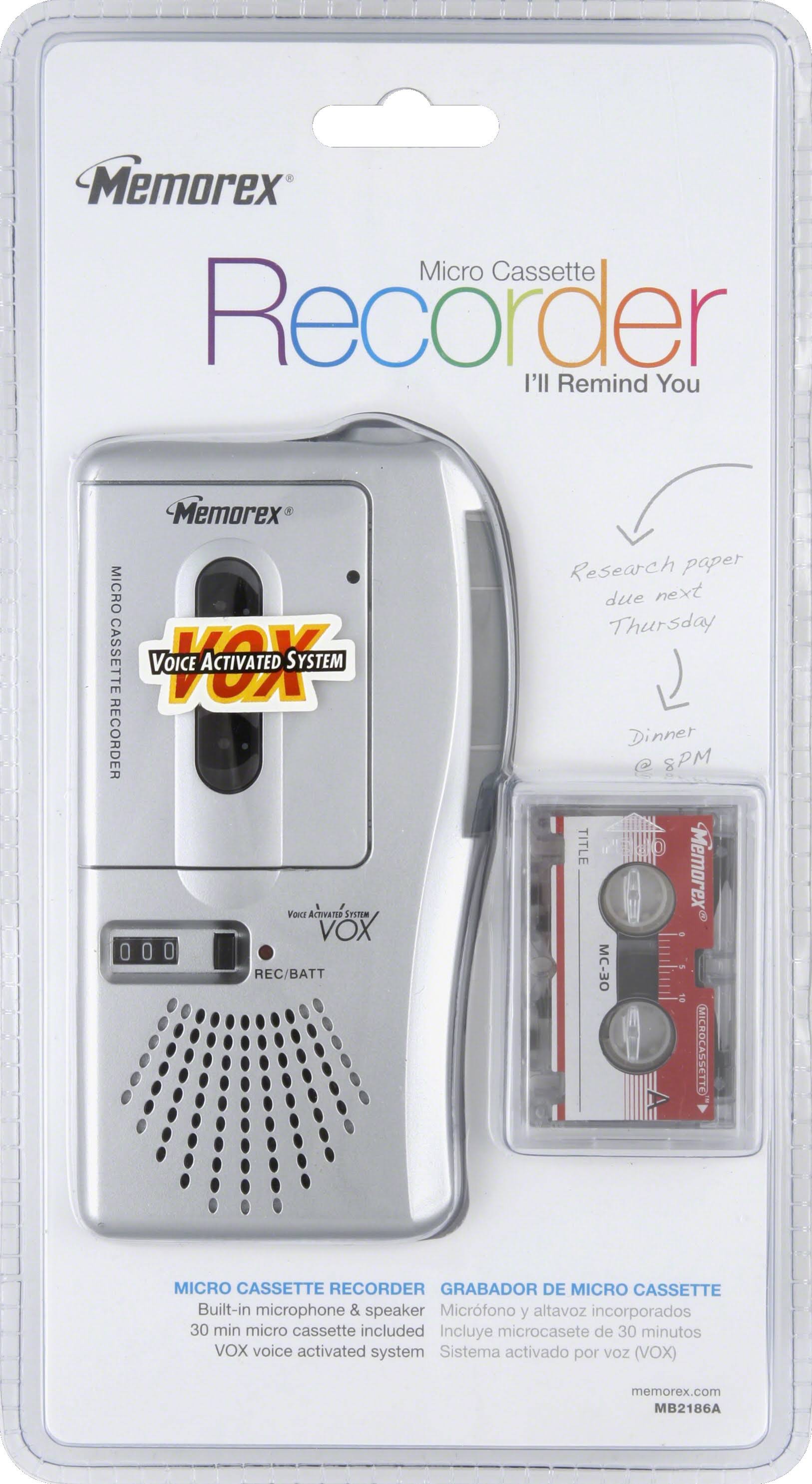 Memorex Micro Cassette Recorder