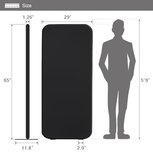 Standing Room Dividers, Privacy Divider Panel Wall, Portable Divider Separator Screen for Classroom, Office, Studio, Home, Scratch Resistance