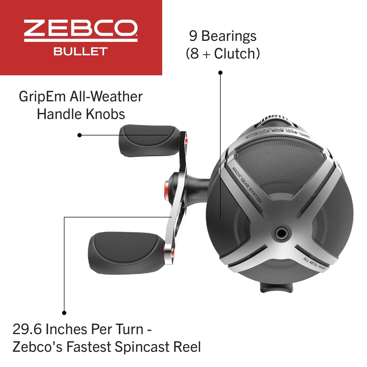 Zebco Bullet Spincast Reel - Sports Supplies Online Store