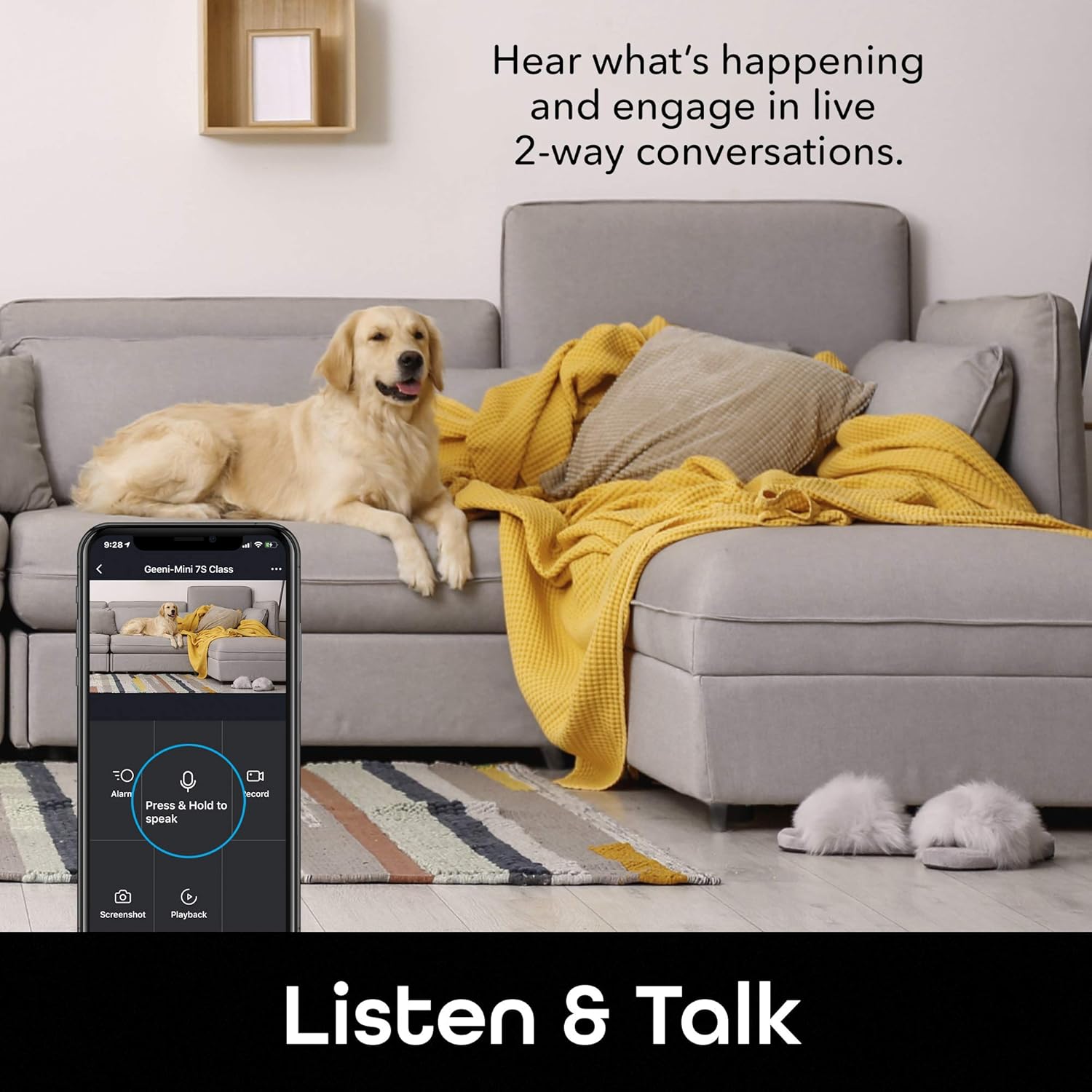Geeni Aware 1080p HD Smart Camera – Indoor Home Security Camera – No Hub Required – Motion Detection Camera – Smart Camera Works with Amazon Alexa
