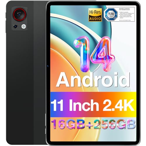 DOOGEE T30S Android 14 Tablet, 11 Inch 2.4K Display, 16GB RAM 256GB ROM, 8580mAh Battery, Octa Core Gaming With Dual SIM 4G, TUV Certified