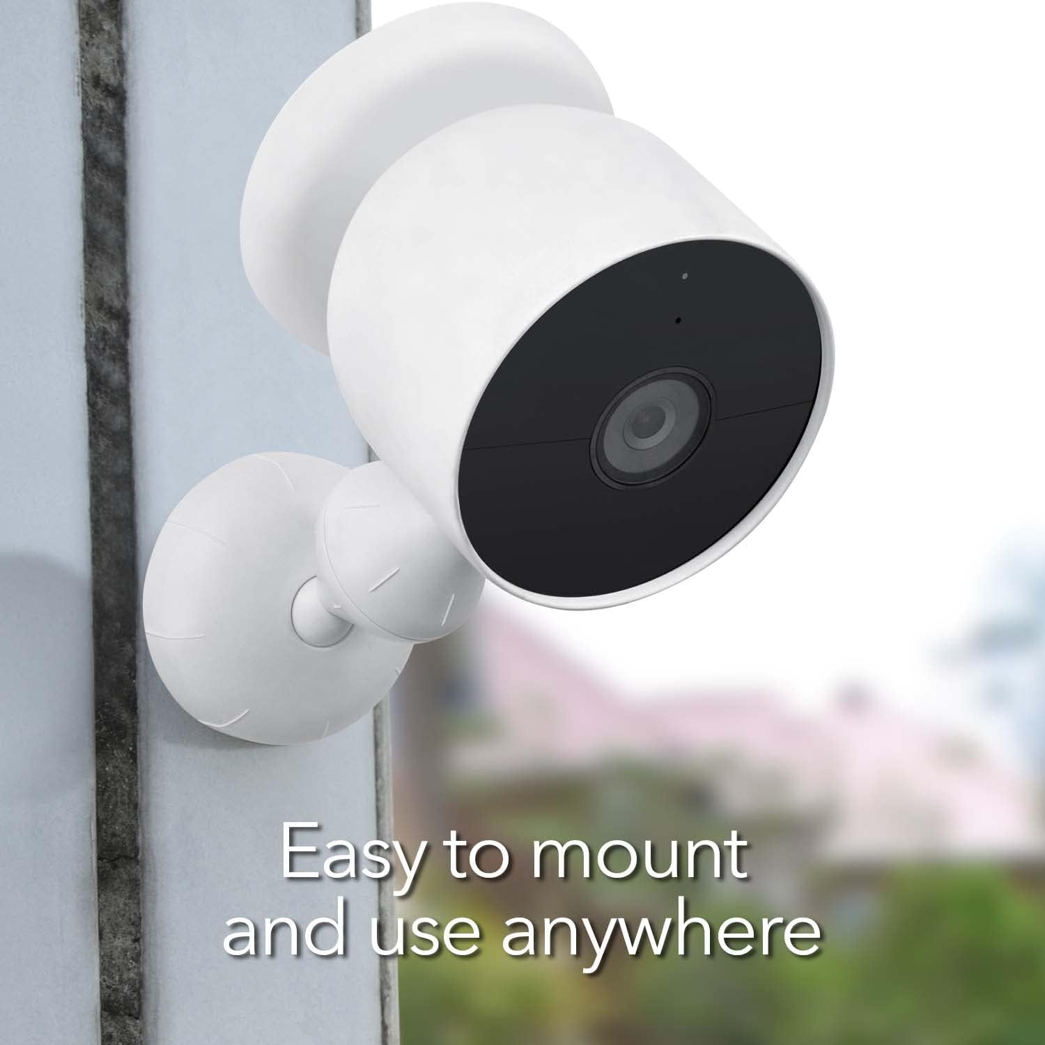 Wasserstein Premium Wall Mount Compatible with Google Nest Cam (Battery) - Designed for Google Nest