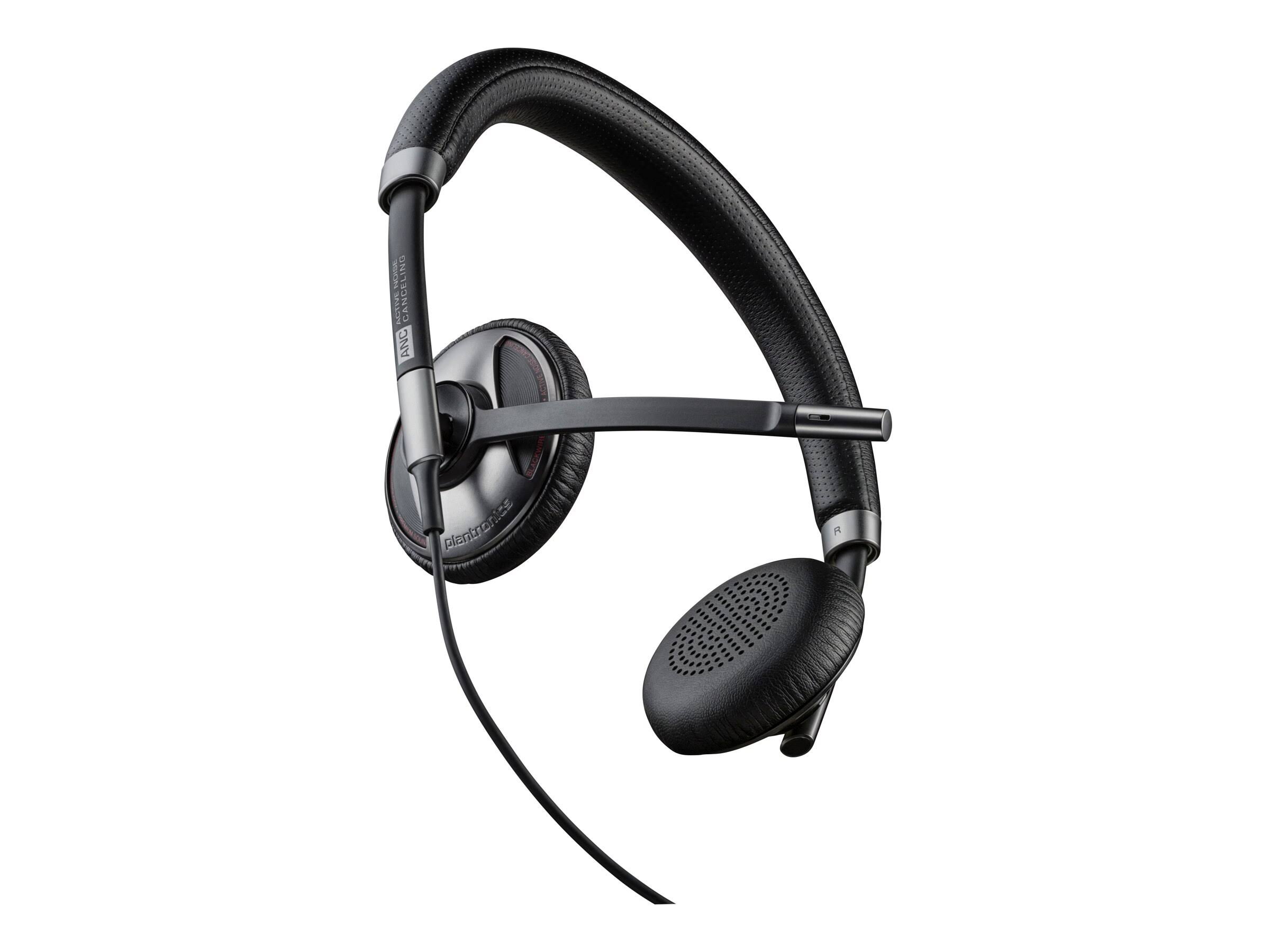Poly - Plantronics Blackwire C725 On-Ear Headset - Noise-Canceling