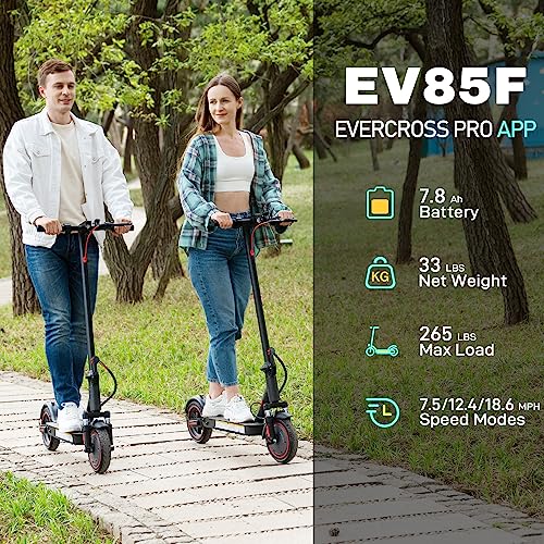 EVERCROSS Electric Scooter, 350W/500W Electric Scooter Adults, 8.5"/10" Tires, Up to 19/22 Miles Range