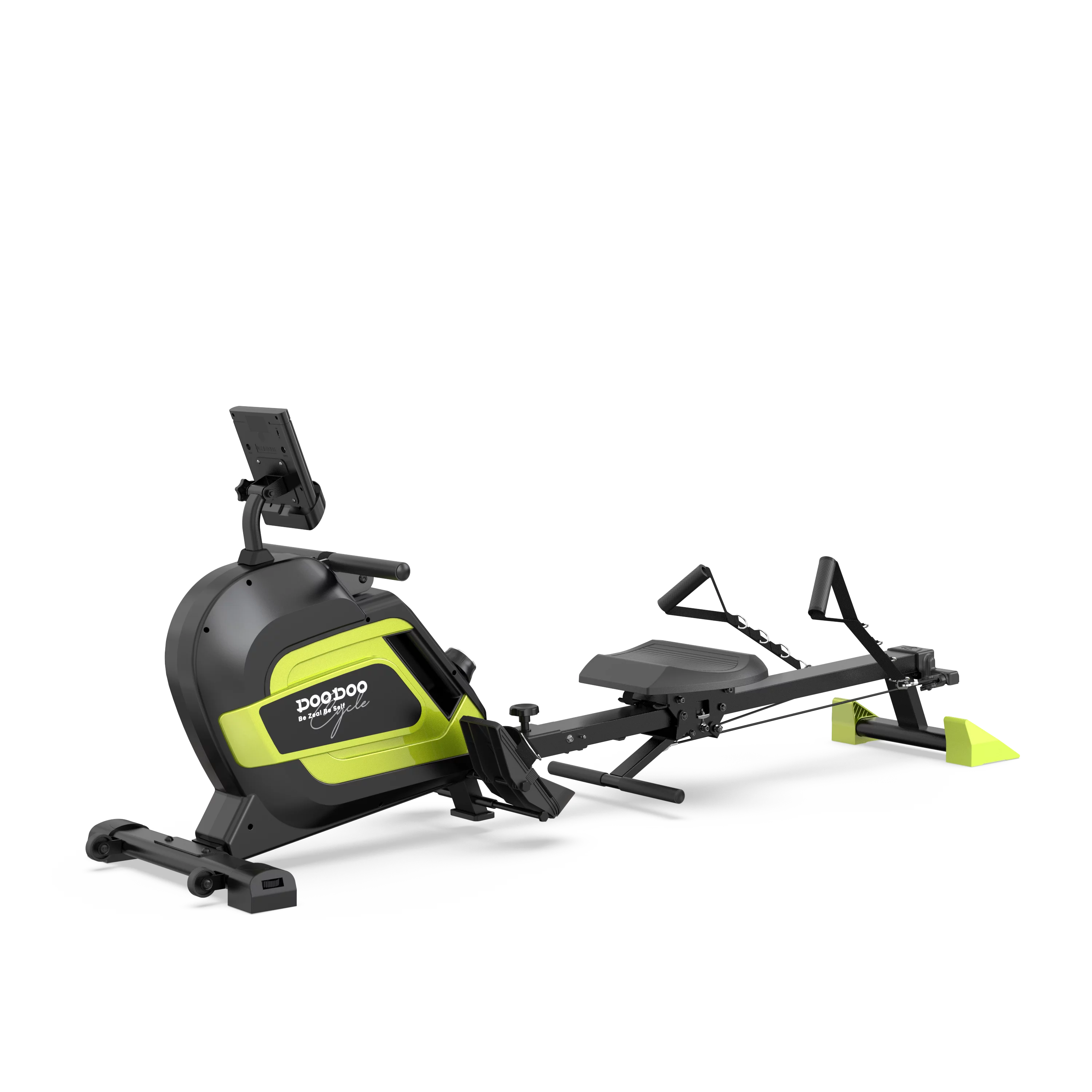 pooboo Rowing Machine Bluetooth 14 Levels Max 350 LBS Magnetic Rower with LCD Monitor, Tablet Holder, Upgraded Rowing Machines for Home use