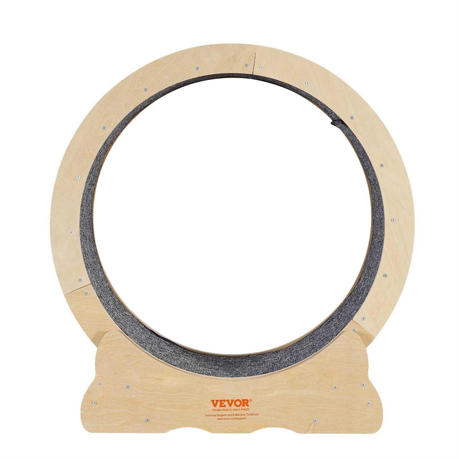 VEVOR Cat Exercise Wheel, Large Cat Treadmill Wheel for Indoor Cats, 29.5 inch Cat Running Wheel with Detachable Carpet and Cat