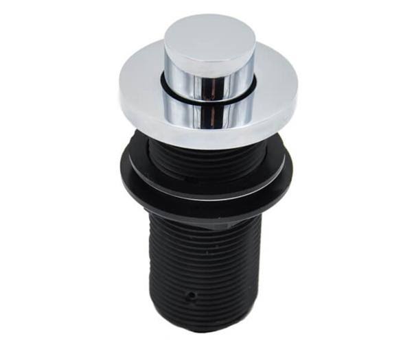 Mountain Plumbing - Round Replacement Deluxe Raised Waste Disposer Air Switch Button - MT958R/SB