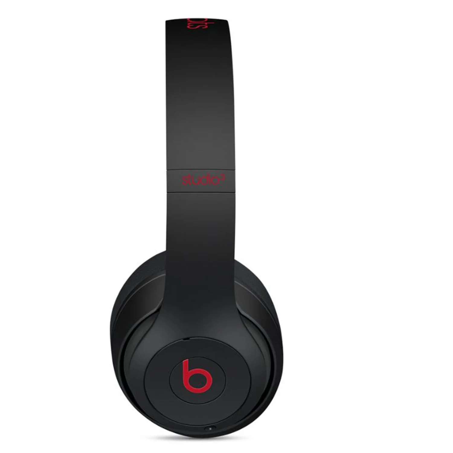 Beats Studio3 Wireless Over-Ear Noise Cancelling Bluetooth Headphones (Black/Red) with Extra USB Charging Adapters and 6Ave Cleaning Cloth